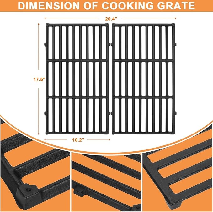 Grill Parts for Weber Spirit 2 Grill Parts Replacement GS4 Spirit II & I E210 - Image 4