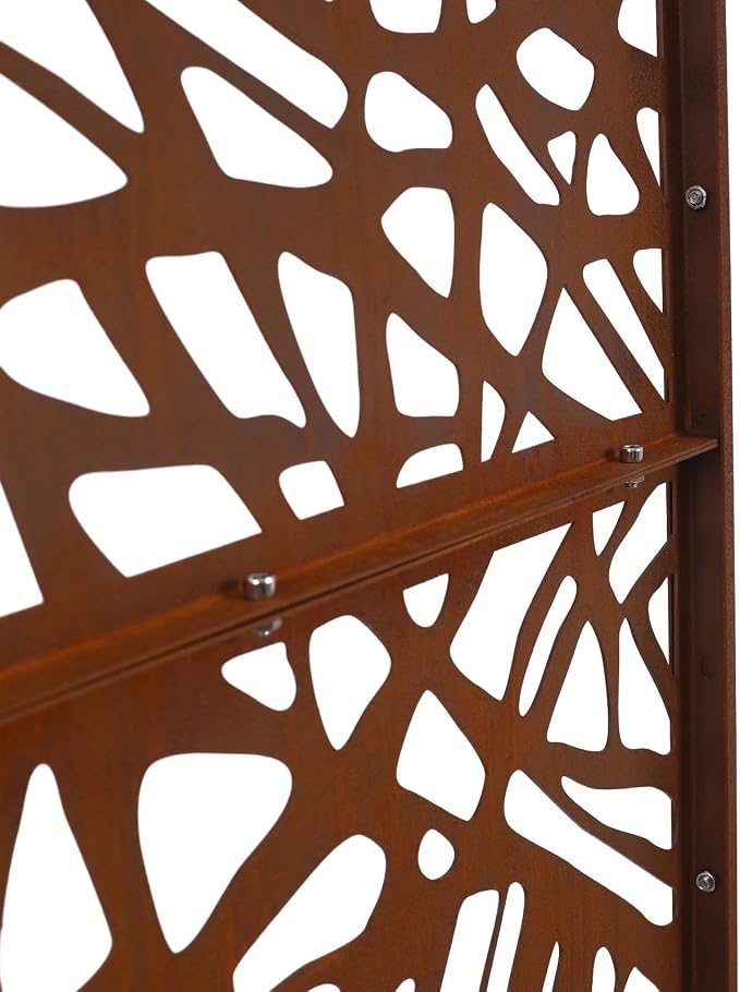 Outdoor Decorative Metal Privacy Screen Panel, Steel Partition - Image 7