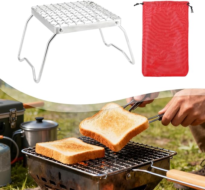 Mini Camp Grill Folding Campfire Grill Sturdy Portable - Image 2