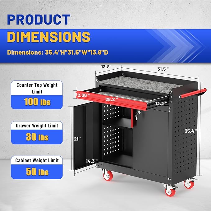 Metal Grill Cart - Image 2