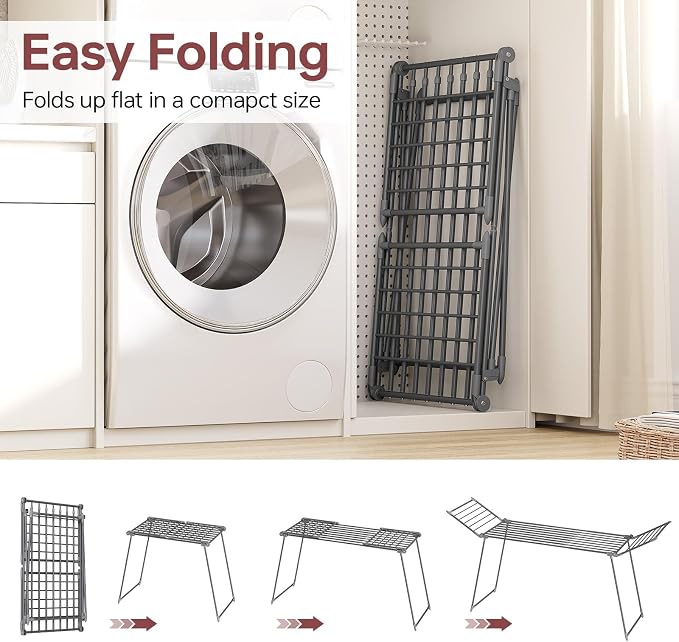 APEXCHASER Clothes Drying Rack Foldable, Large Drying Rack - Image 3