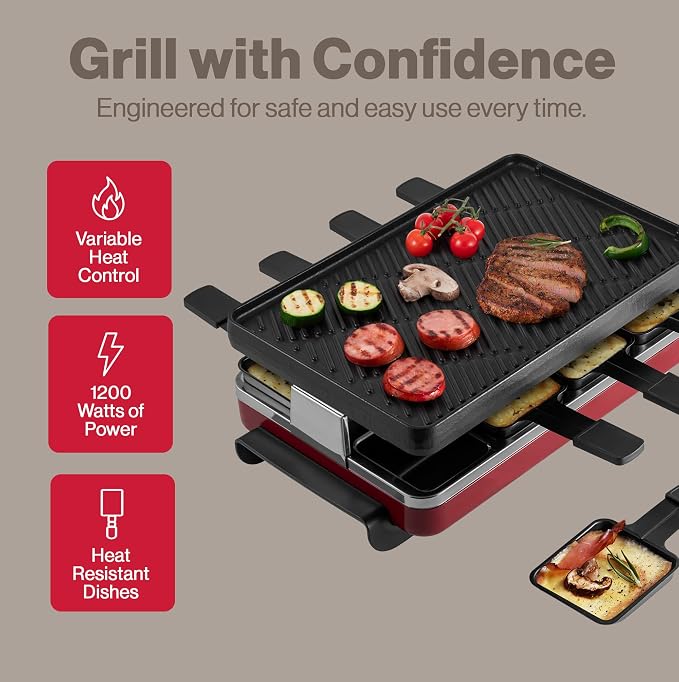 Swissmar Classic 8-Person Raclette Party Grill - Image 2