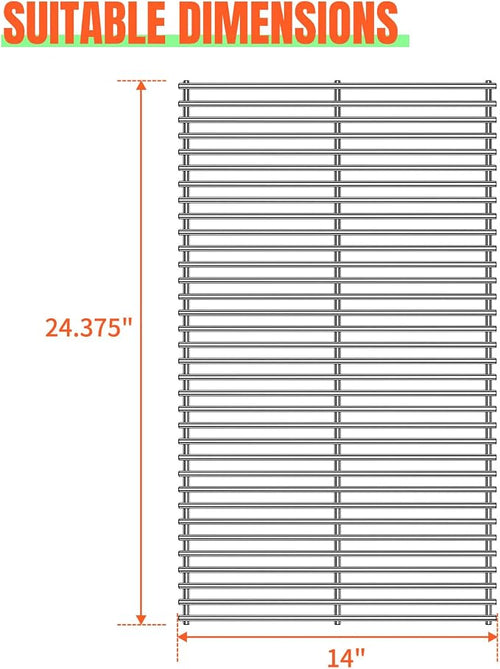1 Pack 40901 Grill Steel Wire Cooking Grid Rock Grates Replacement Parts - Image 2