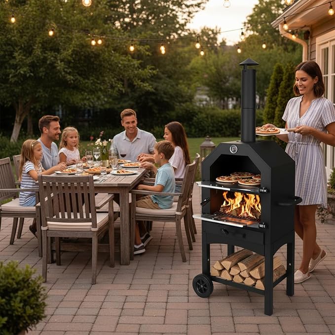 Outdoor Wood Fired Pizza Oven - Image 4