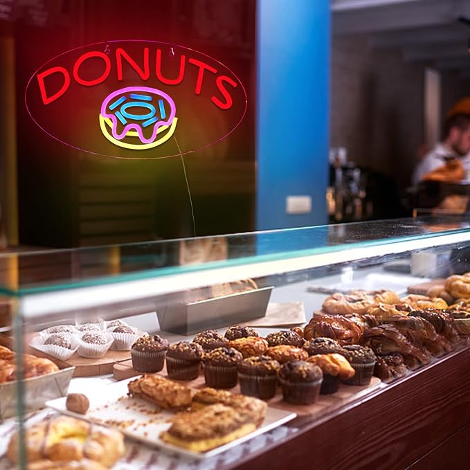 JFLLamp DONUTS Neon Signs for Wall Decor Neon Lights for Business Led Signs - Image 6