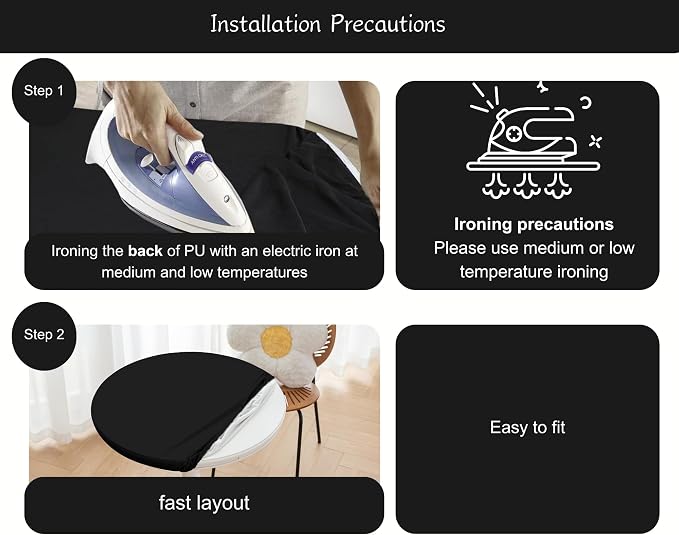 Round Fitted PU Tablecloth - Image 8