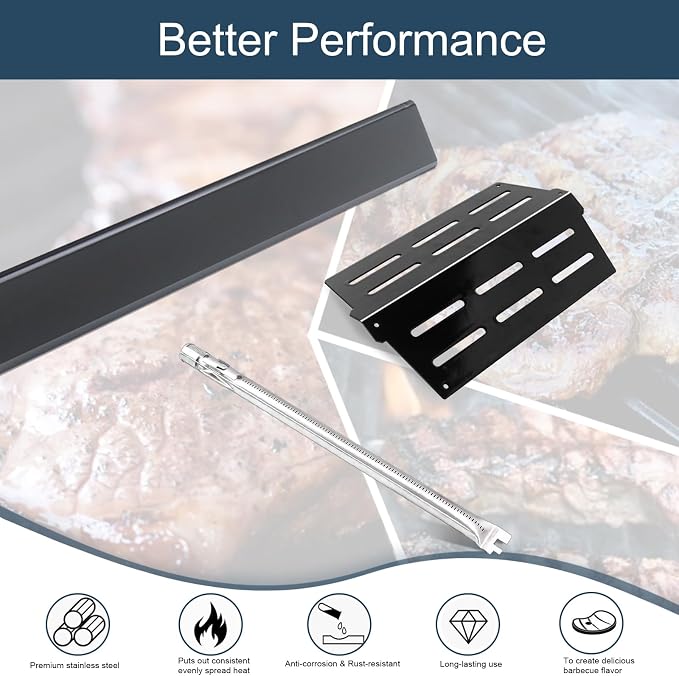 Flavorizer Bars, Heat Deflectors, Grill Burner and Grill Grid - Image 8