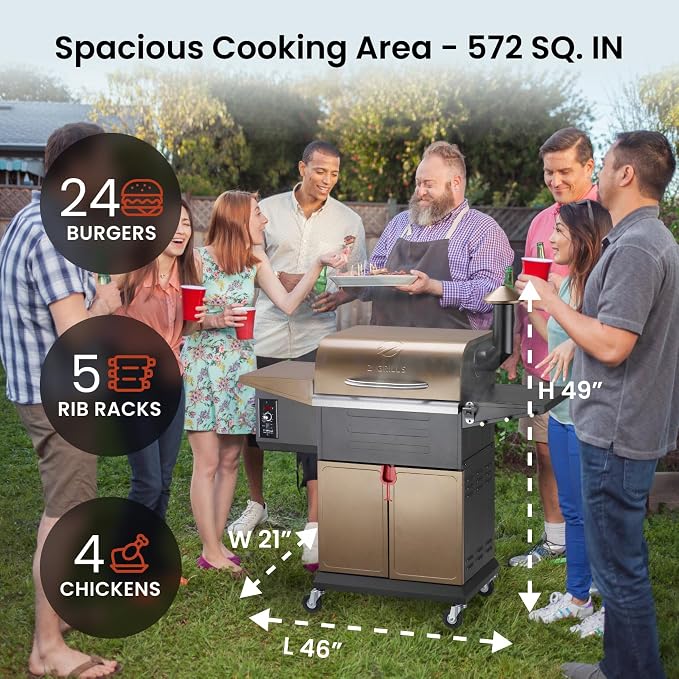 Z GRILLS 600D Wood Pellet Grill – 8-in-1 BBQ Smoker - Image 6