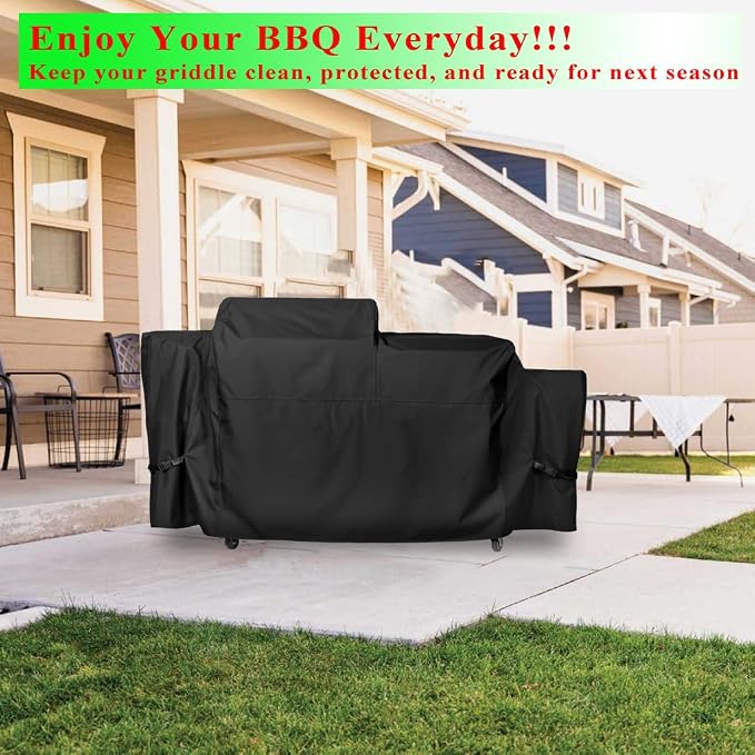 Grill Cover for Blackstone 22" XL 2022 Griddle and Pellet Grill Combo, 600D - Image 7