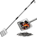 Ash Sifter Shovel for Fireplace Fire Pit Wood Stove, 43Inch Long Handle Metal by Huiraas