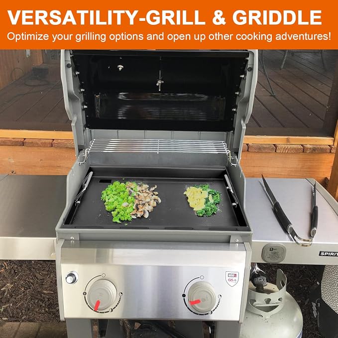 Full-Size Griddle Inserts for Weber Spirit 200 & Spirit II 200 Series Grills - Image 5