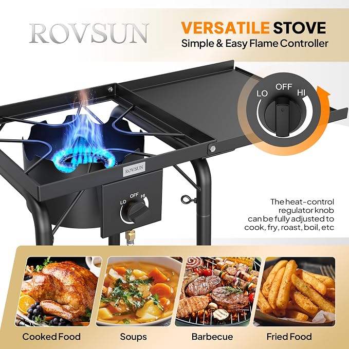ROVSUN Single Burner Gas Stove - Image 5