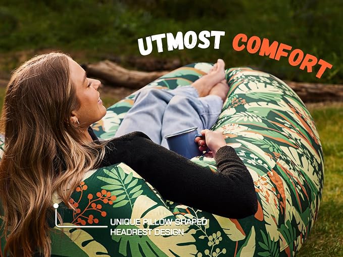 WEKAPO Inflatable Sun Lounger, Air Sofa, Waterproof and Leak-Proof, Picnics and - Image 6