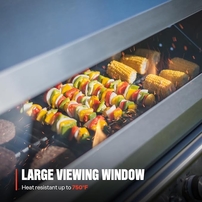 Monument Grills 6+1 Burner Smart Propane Gas Grill, Denali 605Pro Stainless - Image 6