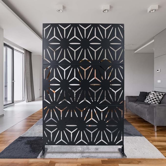 Outdoor Privacy Screen, Steel Privacy Divider - Image 4