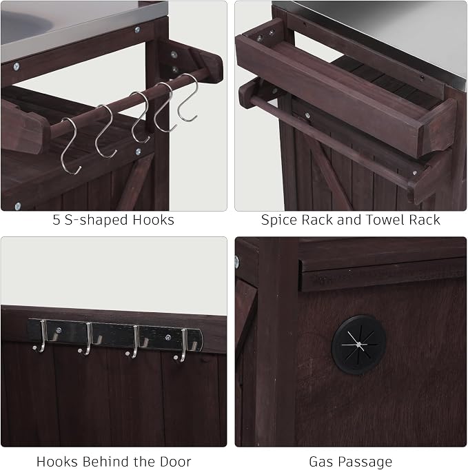 53.3" Outdoor Kitchen Island - Image 8
