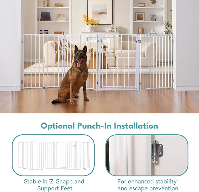 No Pawblems Free Standing Dog Gate - Image 4