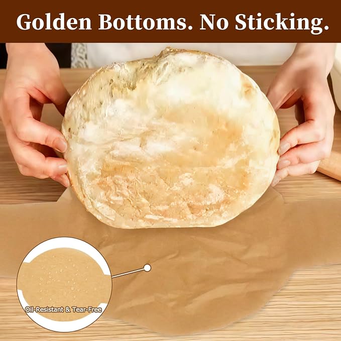 Parchment Bread Sling for Dutch Oven, BlissBoard Disposable Bread Baking Mat - Image 5