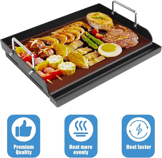 17" x 13" Griddle Plate for Gas Grill - Image 5