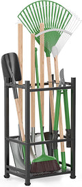 Garden Tool Organizer, Metal Yard Tool Tower Rack by Unknown