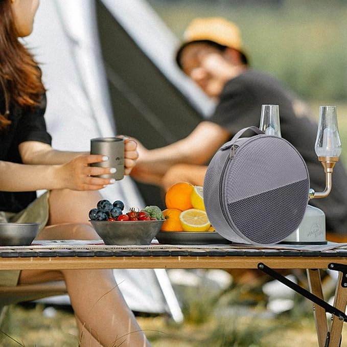 SUPVOX Outdoor Tableware Bag for Camping Plate Organizer - Image 4