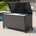 MIRADOR 175 Gallon Outdoor Storage Box Waterproof, Metal Deck Box by Mirador