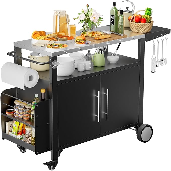 ROOMTEC Outdoor Grill Cart by ROOMTEC