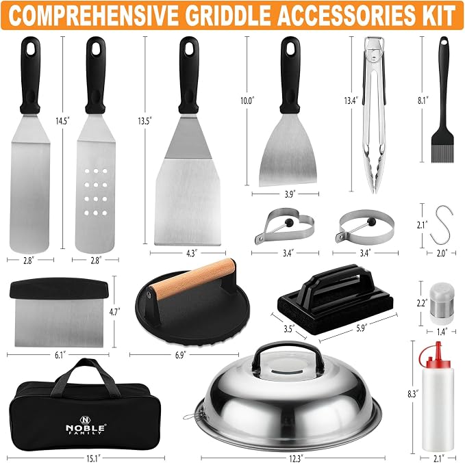 27 PCS Griddle Accessories Kit, Flat Top Grill Accessories Set - Image 2
