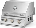 Hygrill Heavy Duty 3-Burner Built In Grill, Stainless Steel Grill Head by Stanbroil
