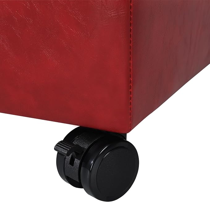Homebeez Storage Ottoman Footrest Stool - Image 8
