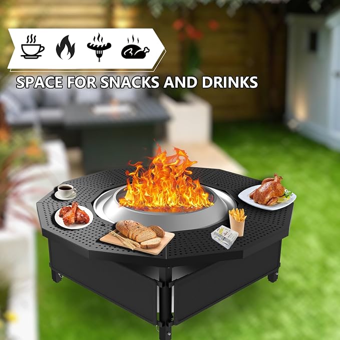 Fire Pit Surround Tabletop Use for Solo Stove Bonfire Ranger Yukon 2.0 - Image 6