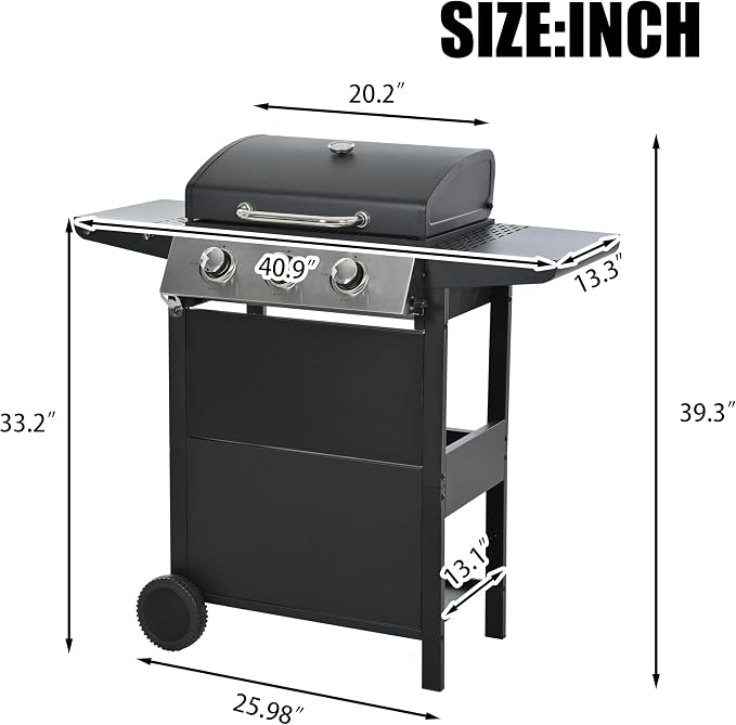 Endark 26, 000 BTU 3-Burner Propane Grill - Image 4