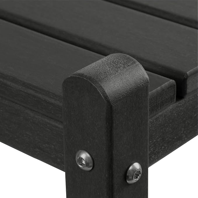 Costaelm Outdoor Side Table, 2-Tier Small Patio Coffee Tables - Image 9