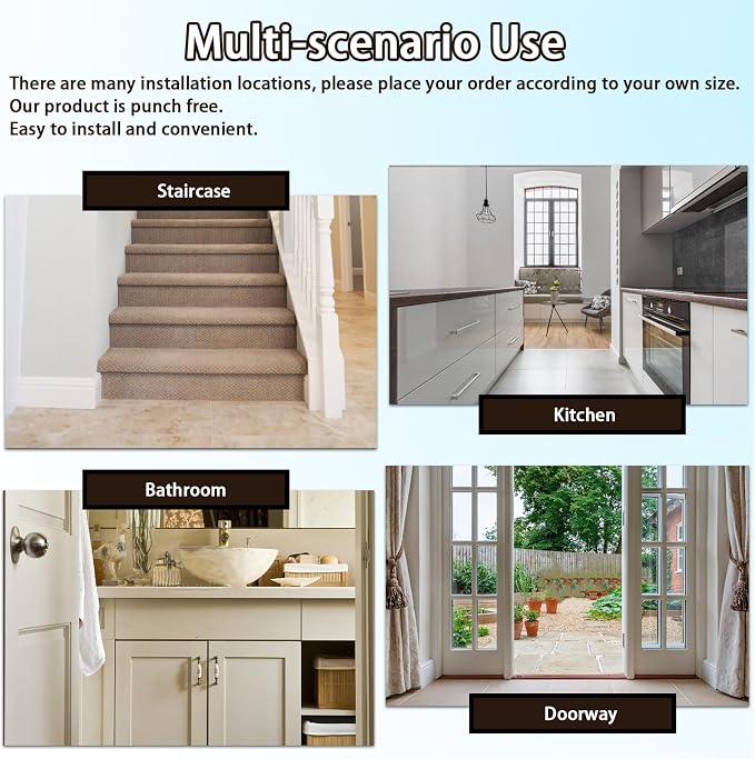115“-134.6" Wide Baby Gate for Stairs, Mom's Choice Awards Winner-Self Closing - Image 6