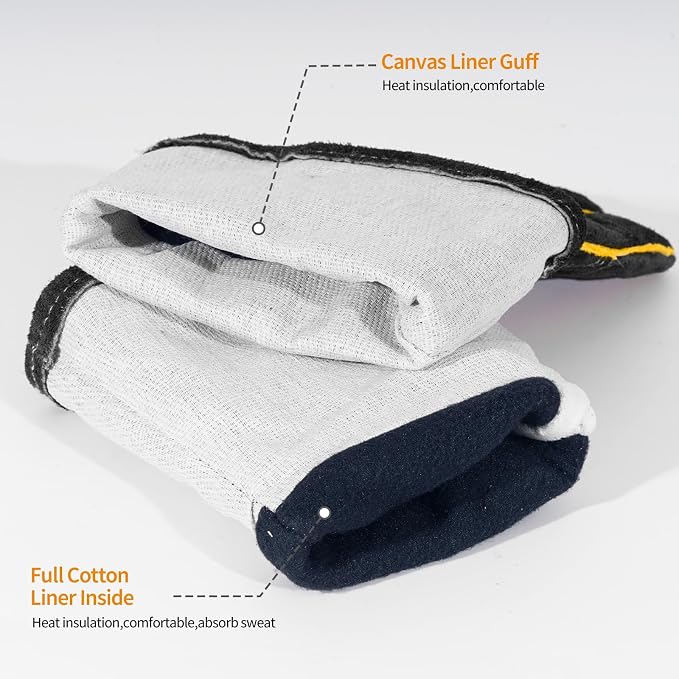 Leather Welding Gloves - Image 5