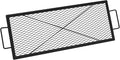 onlyfire X-Marks Fire Pit Cooking Grate, Portable Rectangle Campfire Grill Grate by onlyfire