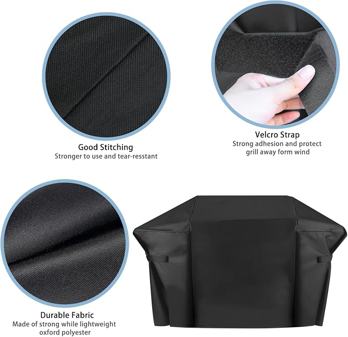 Grill Cover for Weber Genesis II 4 Burner & LX 400 Series, 65 Inch Heavy Duty & - Image 3