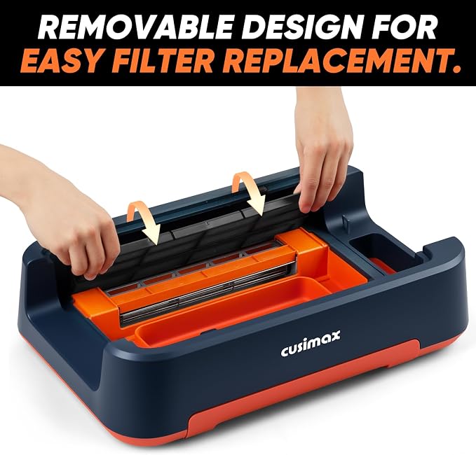 Electric Grill, CUSIMAX Smokeless Indoor Grill & Griddle, Electric Korean BBQ - Image 3