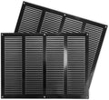 Repa Market 2-Pack Air Vent Cover 16x12 Inch Black Galvanized Steel Louvered by RepaMarket