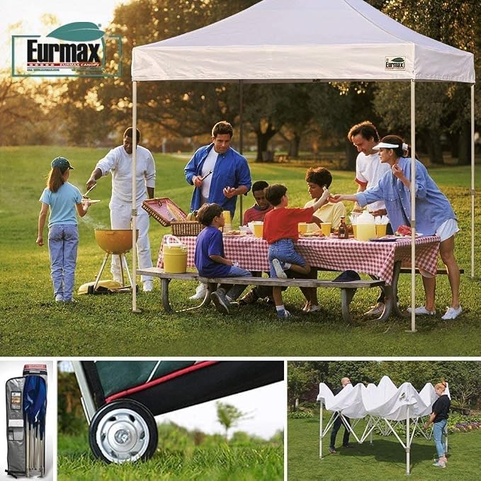 Eurmax USA 8'x8' Pop Up Canopy Tent Commercial Instant Canopies - Image 6