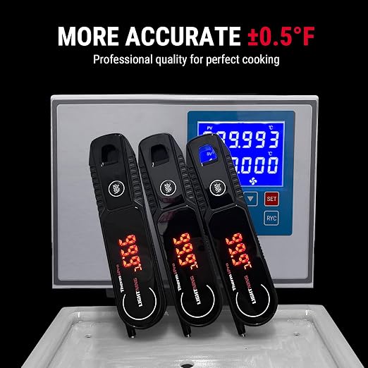 ThermoPro Lightning 1-Second Instant Read Meat Thermometer, Kitchen Food - Image 4