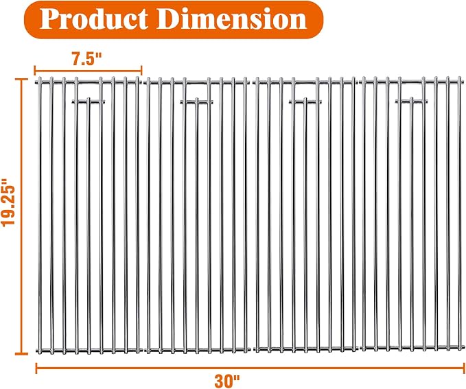 4 Pack Bull BBQ Grill Grate Replacement Parts - Image 2