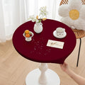 Round Fitted PU Tablecloth by Huierxun