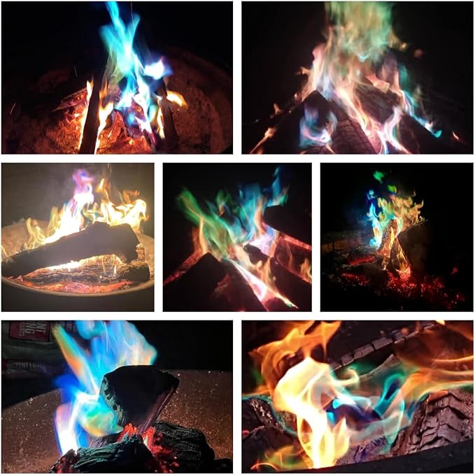 Fire Color Changing Packets for Campfire, Bonfire & Outdoor Fireplaces - Image 8
