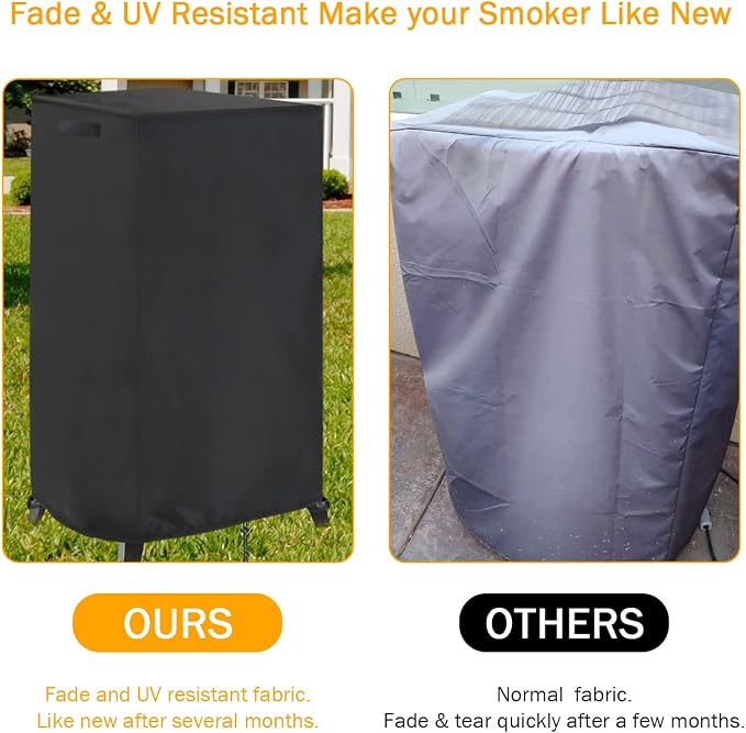 Smoker Cover Fit for Cuisinart Smoker, Waterproof Outdoor Grill Smoker Covers - Image 6