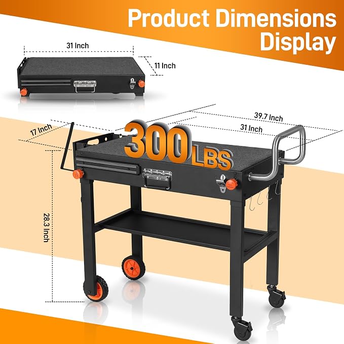 Outdoor Grill Cart - Image 2