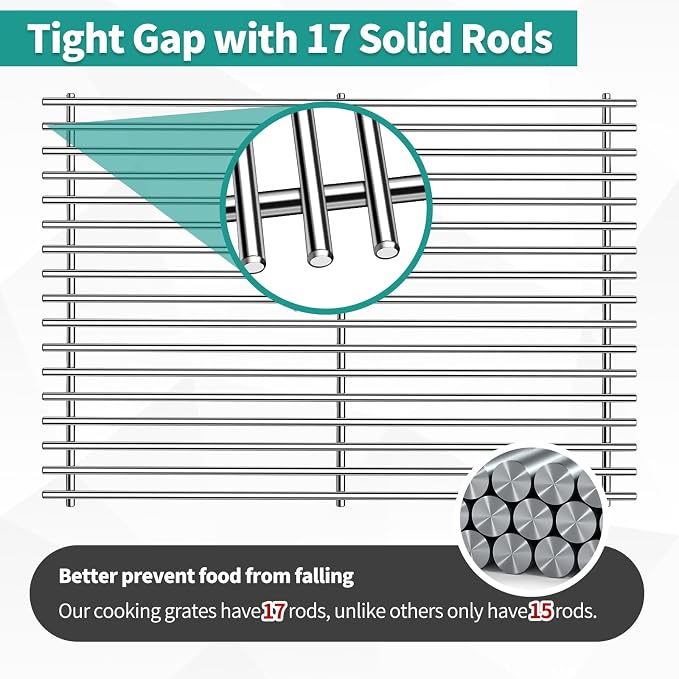 9MM 18 7/8" Stainless Steel Genesis 2 Grill Grates - Image 6