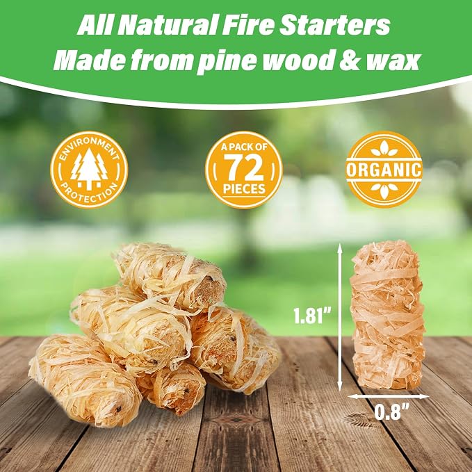 Charcoal Fire Starters for Grill: 150 PCS Premium Natural Tumbleweed Fire - Image 4