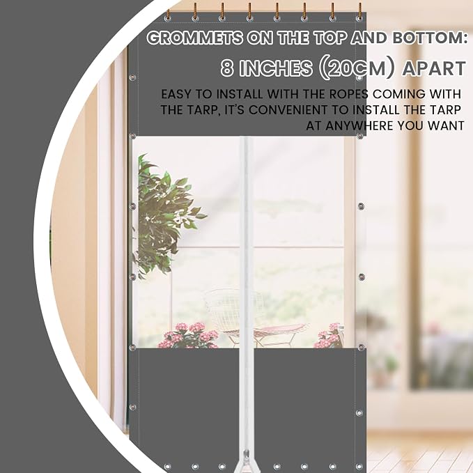 20 Oz Outdoor Vinyl Curtain - Image 4