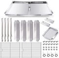 Adjustable 24''-30'' Grease Tray, Grill Replacement Parts by Hiorucet